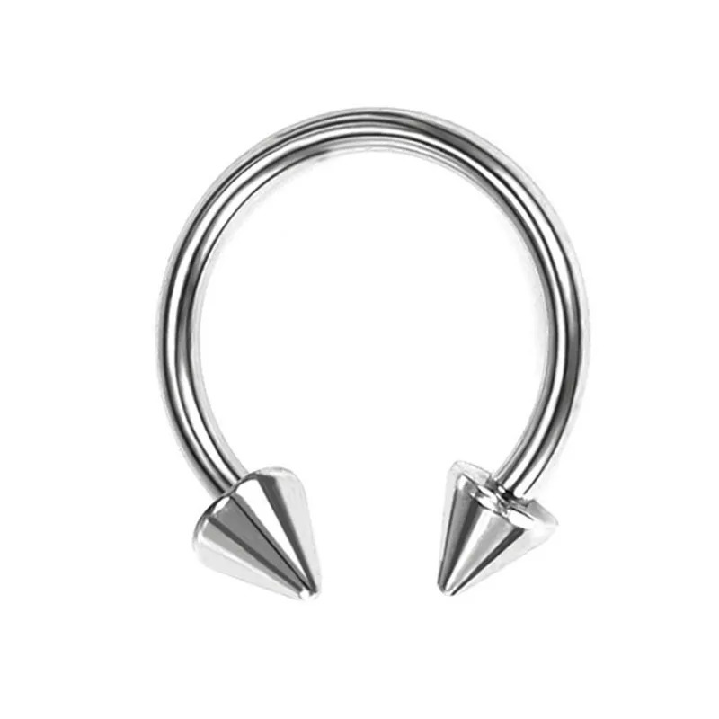 1/10pcs Stainless Steel Body Piercing Wholesale Jewelry Nose Ear Belly Lip Stud Eyebrow Bar 14G Piercing For Women 250617