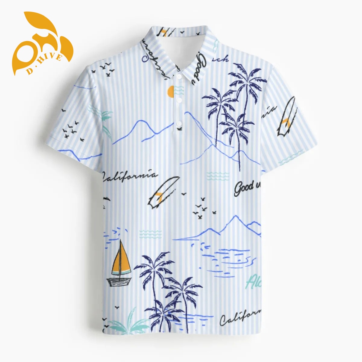 2025 new design All-Over Print Men's Polo Collar Jersey High-quality fabric Fashion attractive High comfort level High quality Suitable for sport