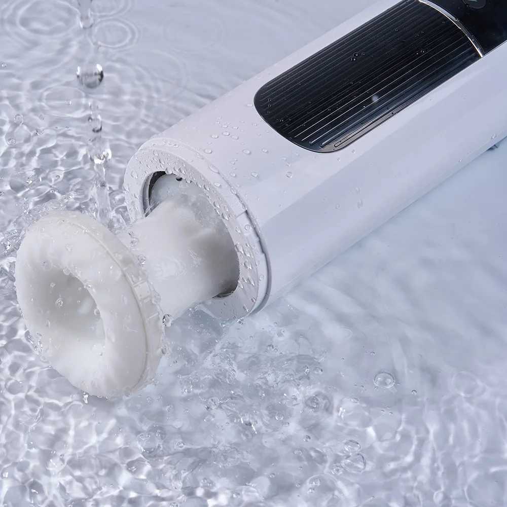 Male Masturbator Oral Sex Shop Telescopic Heating Suction Cup Vibrator Equipment Adult Supplies Masturbation Artificial Vagina W250621