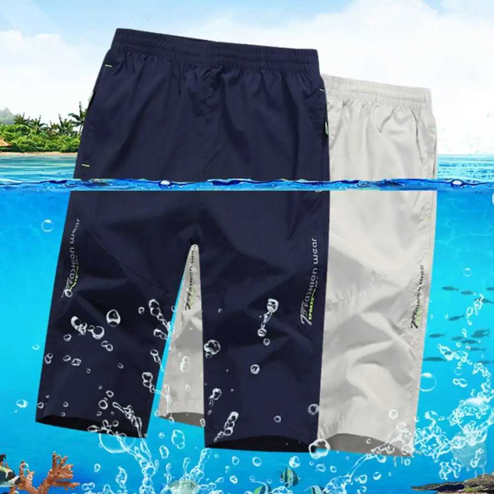 Men Shorts Summer Pants Bottoms Drawstring Popular Slim Quick Dry Pants Breathable Multi Pockets Cargo Pants W250621