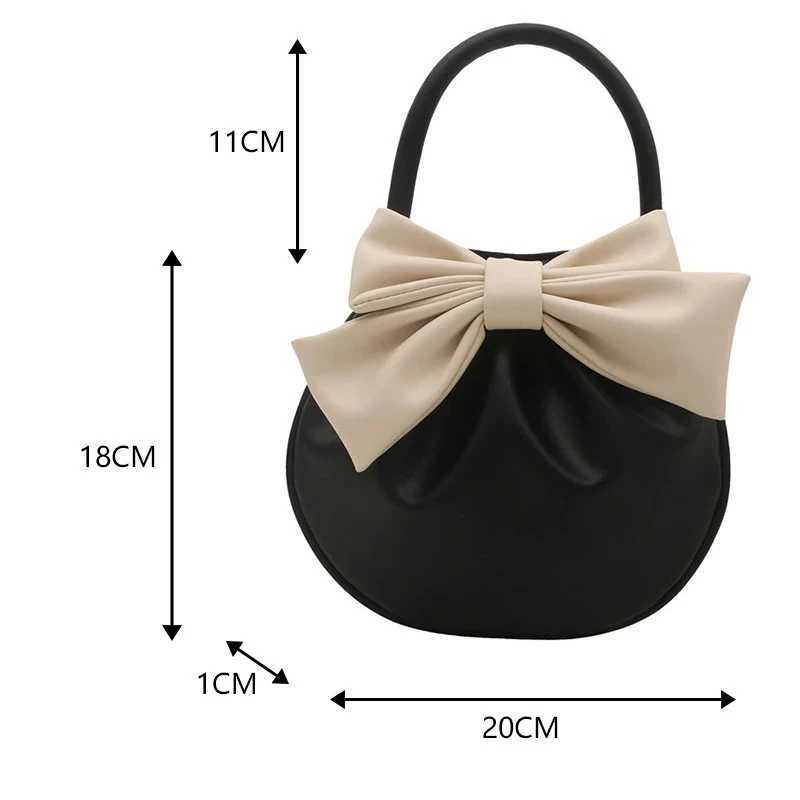 Girls New Round Handbag The Autumn 2025 Fashionable and Versatile Pleated Womens Bag Trend Bow Crossbody Bag XJ250620