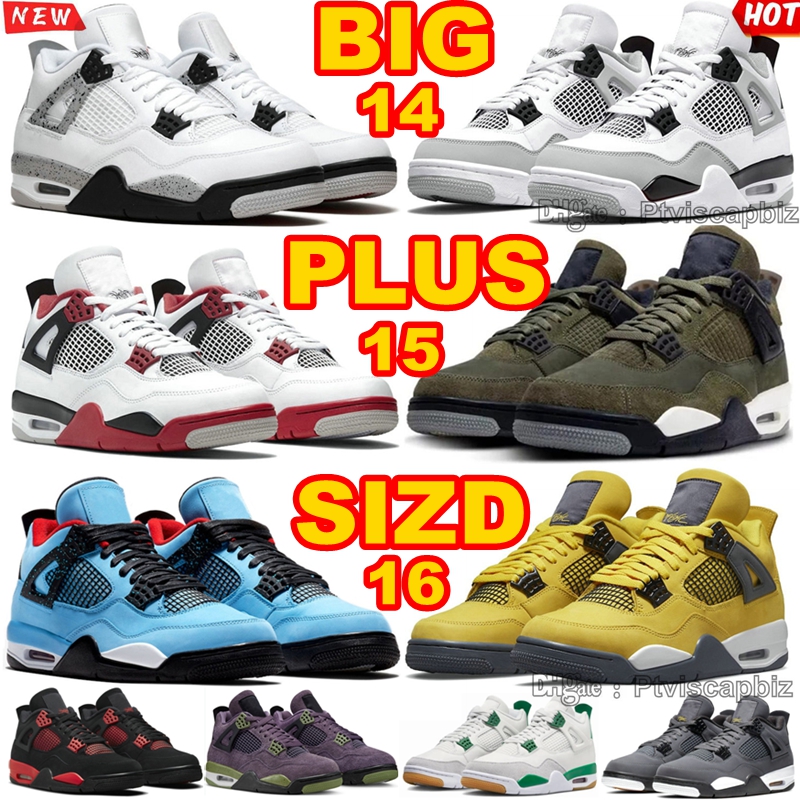 Plus Big Size 14 15 16 White Cement Red Basketball Shoes Military Black Cats Cool Grey Motorsports Sail Oreo Cacao Wow University Blue Midnight Navy Trainers Sneakers