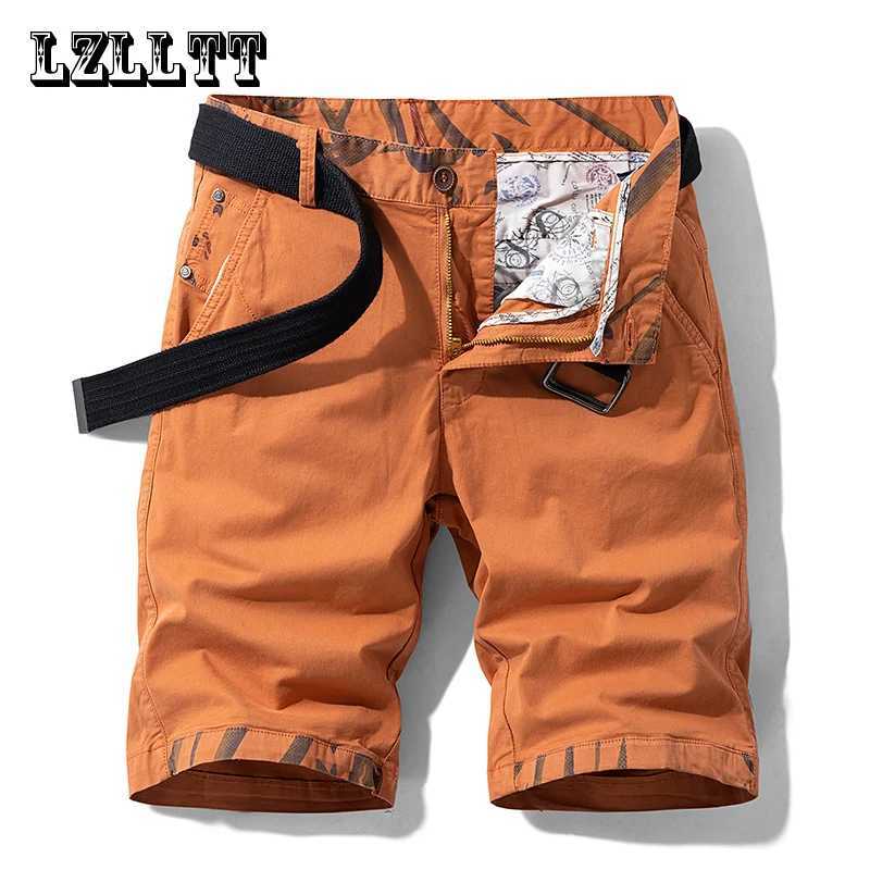 New Summer Men Cotton Cargo Shorts Men Fashion Breeche Bermuda Beach Jogger Shorts Men Tactical Casual Shorts Male Dropshipping W250705