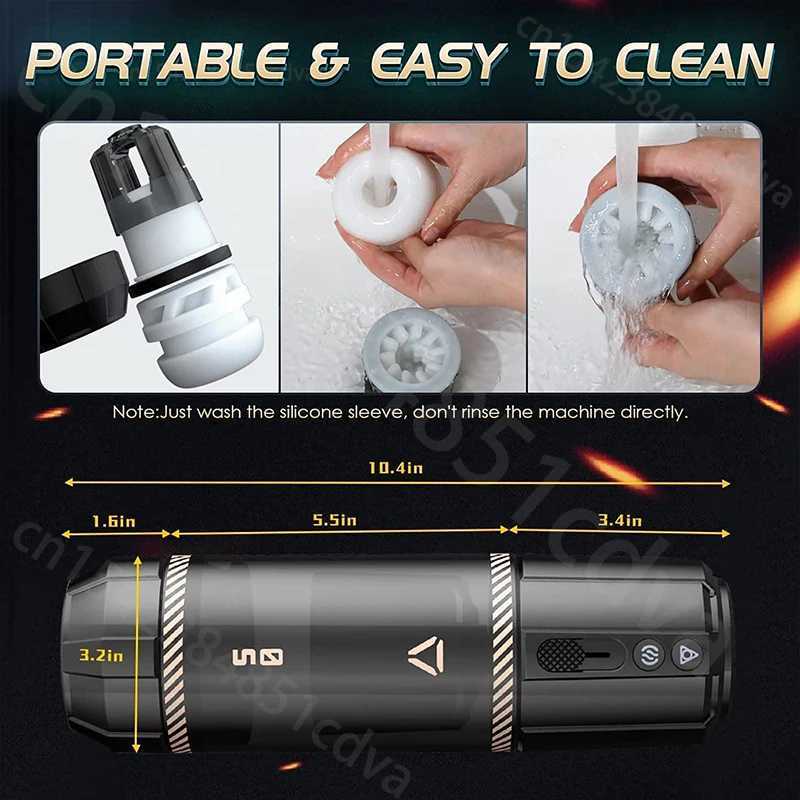 Electric Masturbator Cup Rotating Thrust Automatic Male Masturbator for Men Telescopic TPE Waterproof Super Quiet Adult Sex Toy W250621