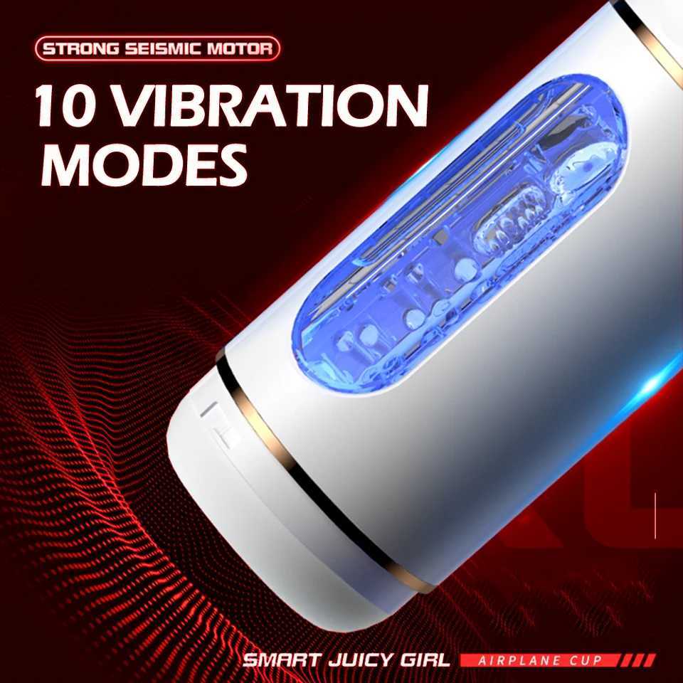 Male Masturbation Cup Powerful Vibrator Mens Masturbator Intelligent Voice Battery Penis Massager Adult Sexy Sex Toy For Men W250621