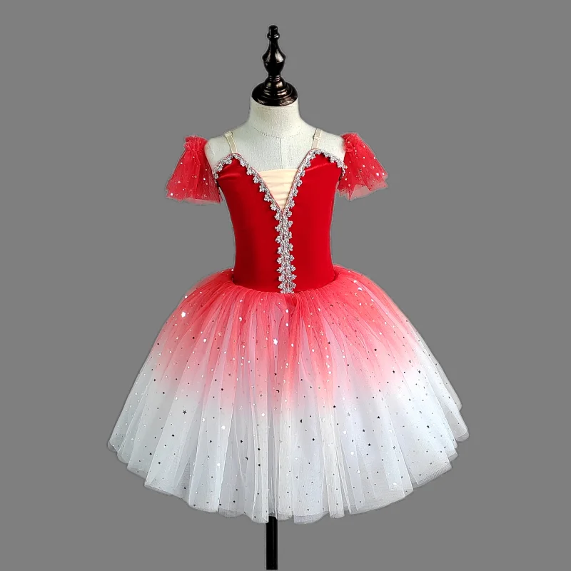 Children's ballet dresses, girls' dance dresses, campus programs, ballet dancer costumes, stage collective performance costumes
