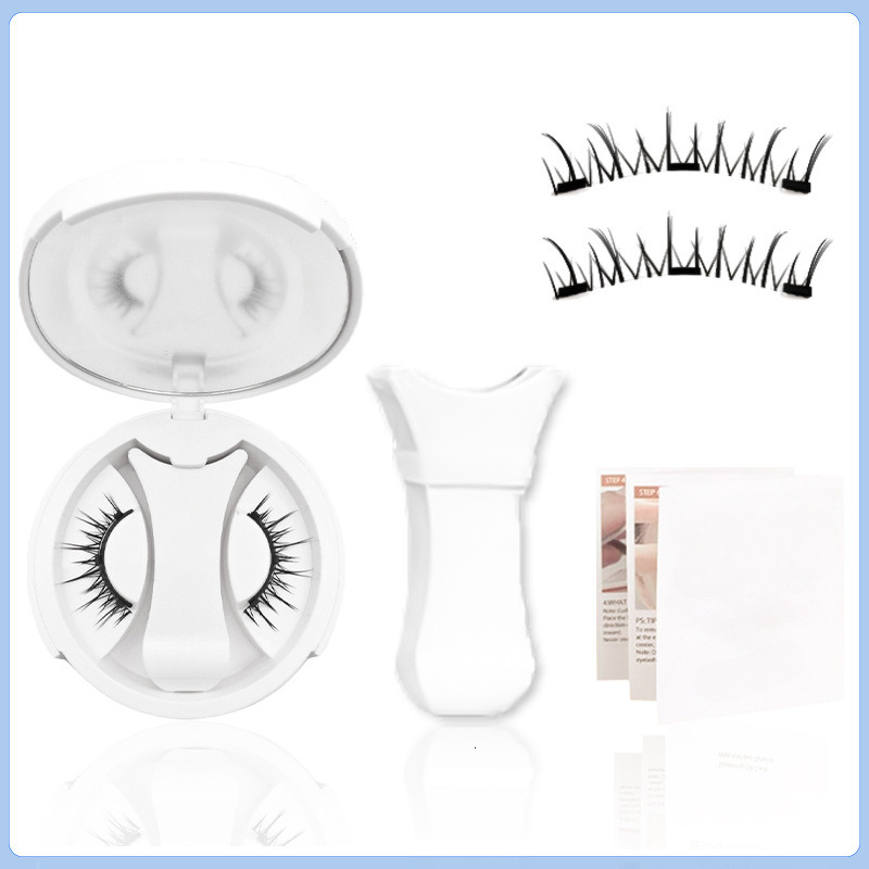 Magnetic False Eyelashes One-Piece Box Set No Glue Natural Dense Cross-Border Hot-Selling Quantum Magnetic False Eyelashes Wholesale New Free Delivery