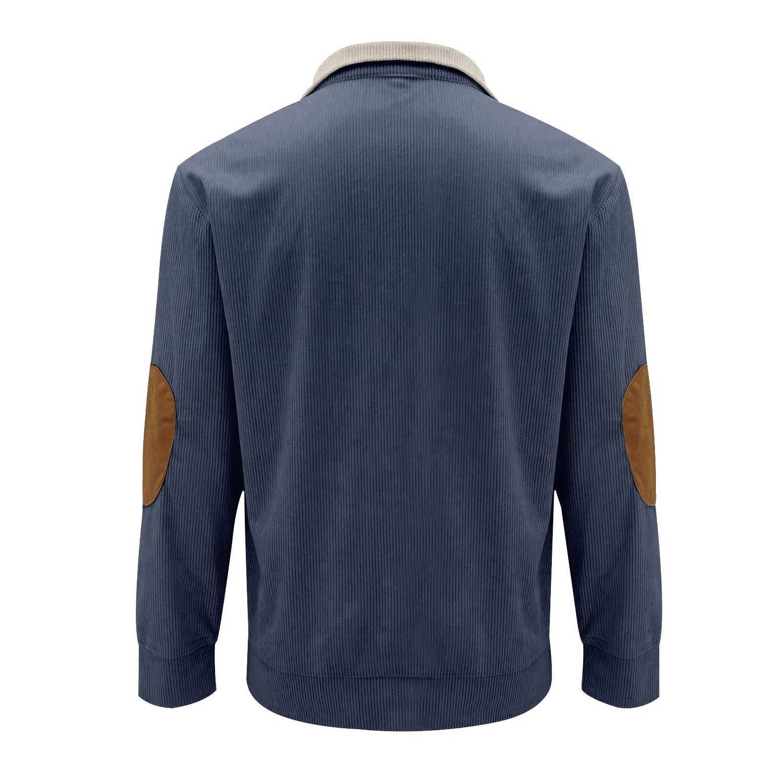 Spring And Autumn New Mens Stand Collar Coat Fashion Matching Color Pullover Hoodie Outdoor Casual ButtonsXJ250621