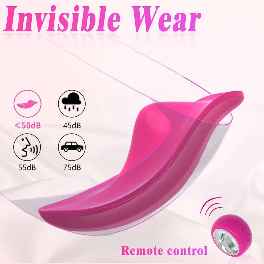 Wearable Panty Vibrators Adult Toys for Women or Couples, Remote Control Clit Mini Vibrator with 12 Modes Vibrating Panties Quite Rose Dildos Sex