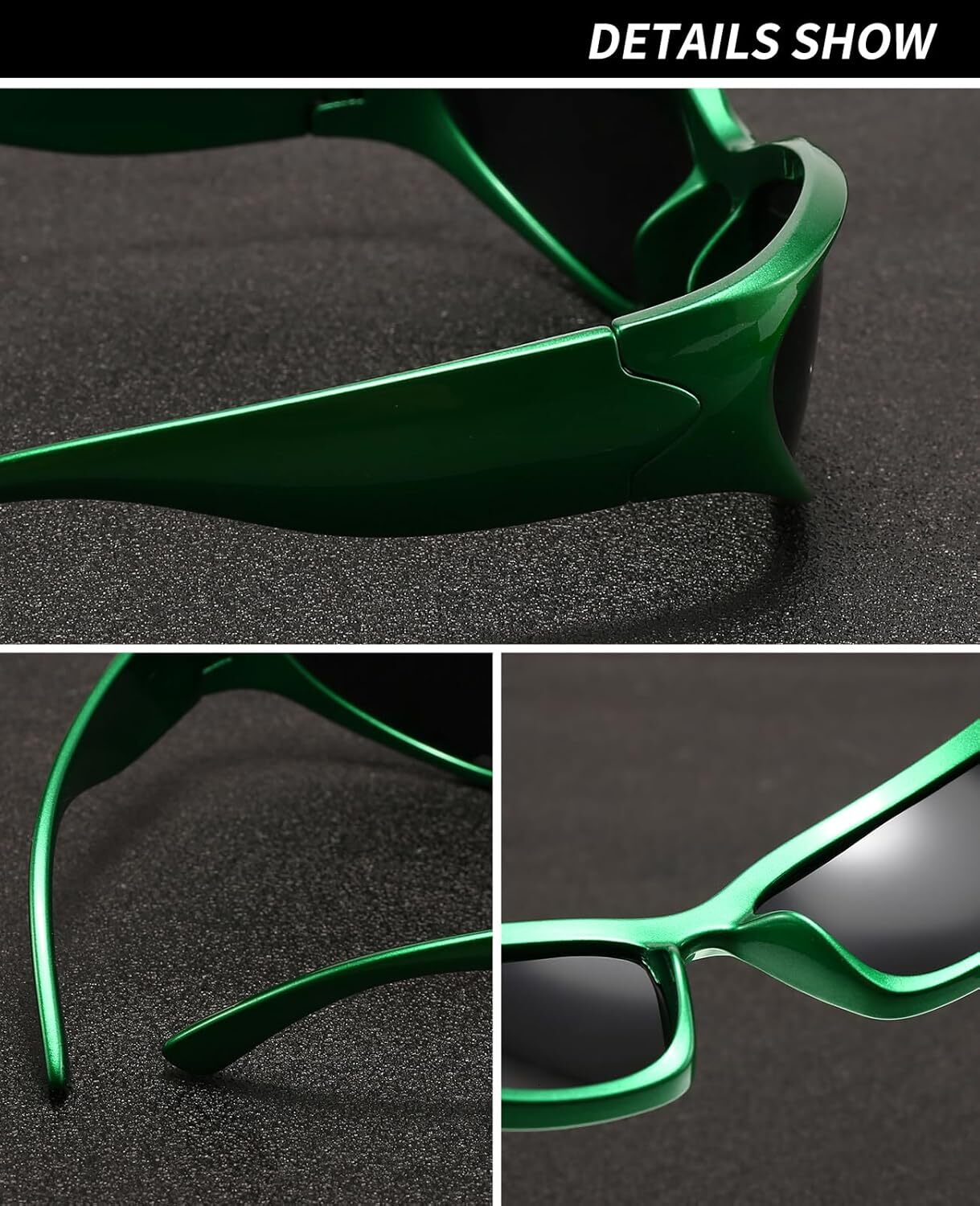 Designer sunglasses Y2K 3Pack Polarized sunglasses Wrap Around Mens Womens sunglasses Fashion Sport Shades Sun Glasses