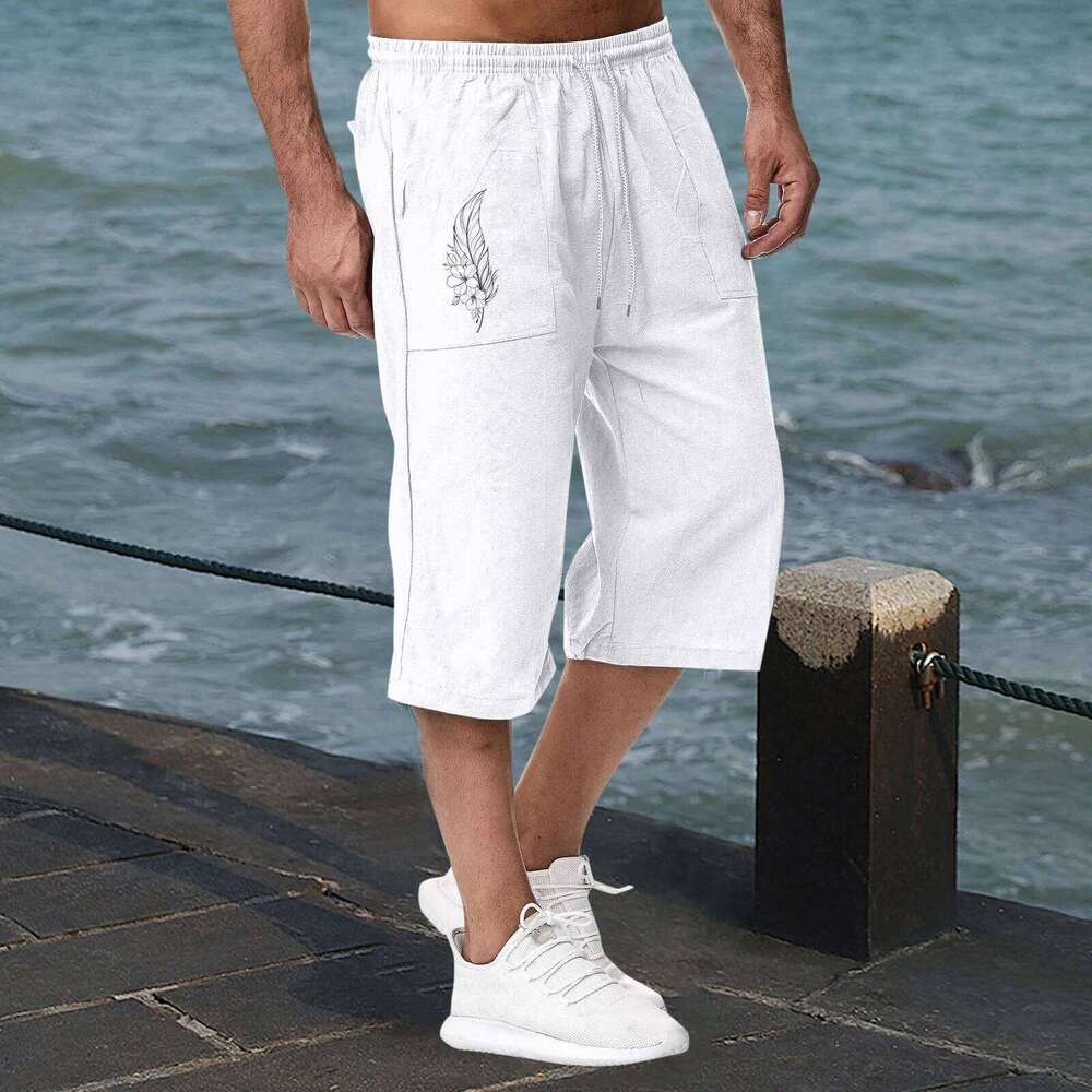 Hangers With Clips Space Saving Mens Casual Colorful Sports Beach Shorts Straight Long Elastic Waist Wide Leg Pant shorts