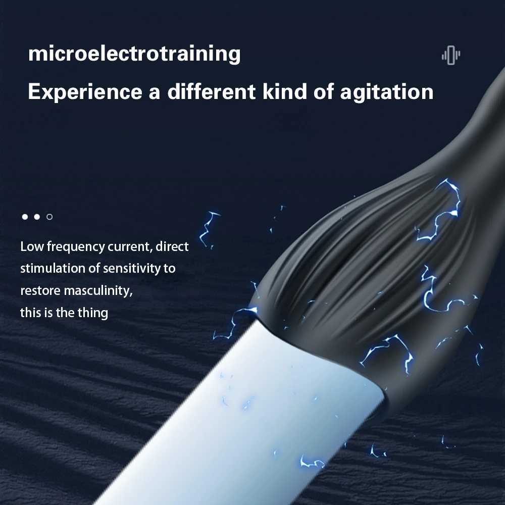 Male Masturbator Glans Vibrator Pussy 0 Modes Automatic Orgasm Glans Vibrator Massager Stimulates Male Sex Toy Trainer Adult 8 W250621