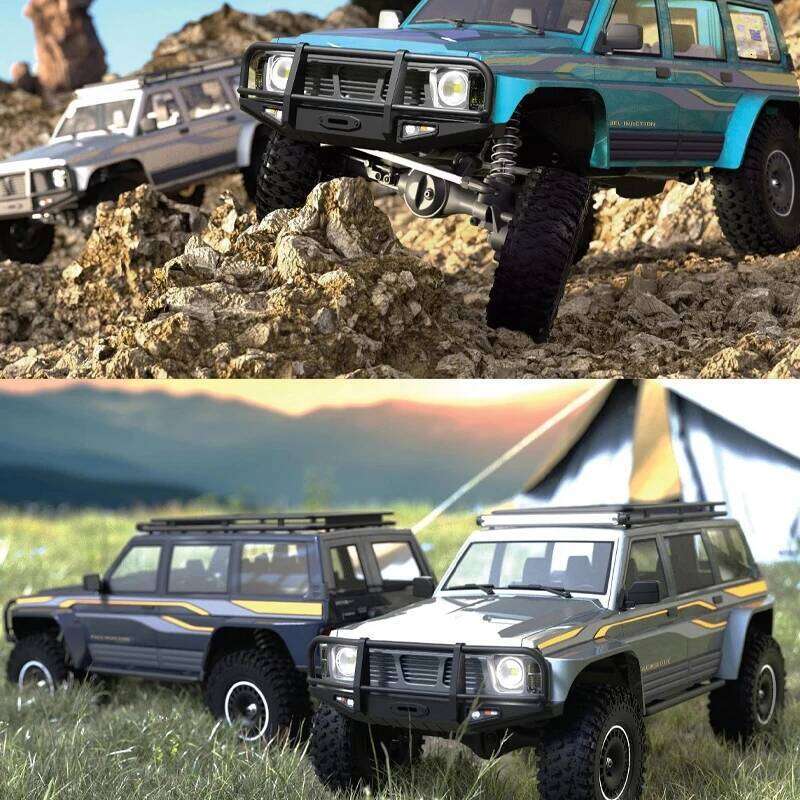 New 2025 YK4107 1/10 RC Crawler Tank Turn Portal Axles Oil Shocks Low CG Realistic PC Shell All Metal Gears - Ultimate Climbing