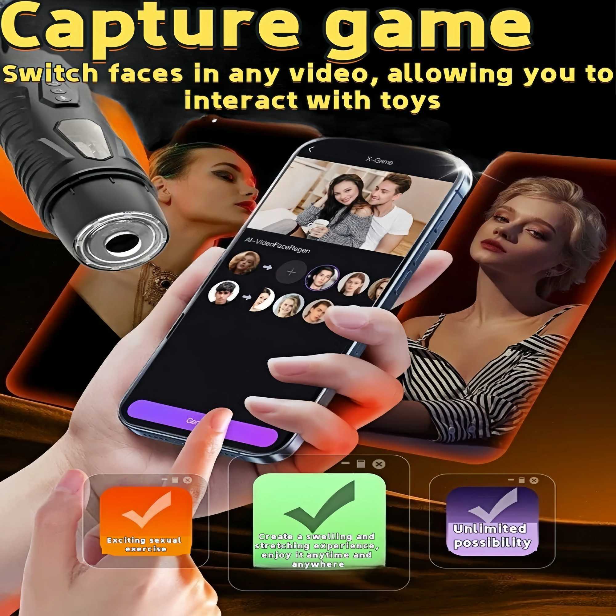 Automatic male masturbator with 7 extractor and vibrator functions pocket pussy masturbator Pocket Cat Male vibrator penis pump W250621