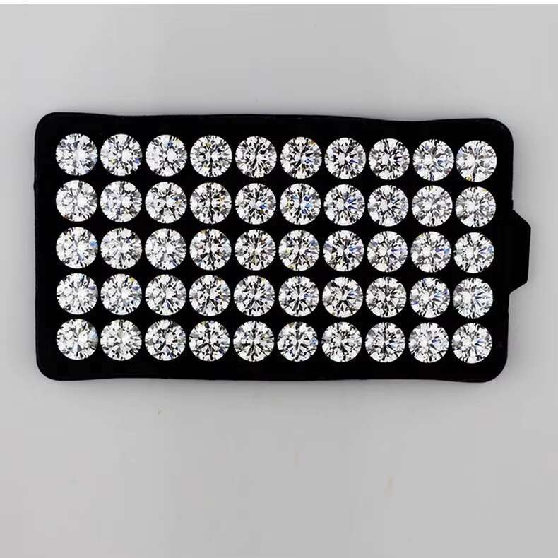 Tianchen 6.5mm 1 Carat VVS D Color Lab Synthetic Diamond IGI Certified Hpht Lab Grown Diamond