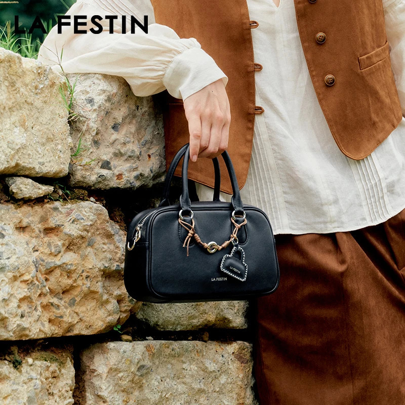 LA FESTIN Original Handbag Women 2025 Fashion n Leather Shoulder Bag Bag Female Crossbody Bag 250617