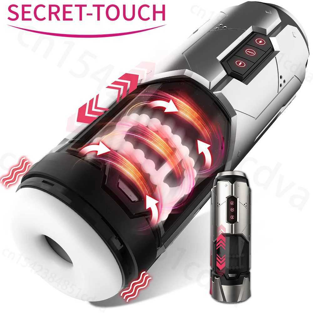 Automatic Male Masturbator Cup 7 Thrusting Vibration Electric Male Masturbators Penis Stimulation Adult Male Sex Toys for Men W250621