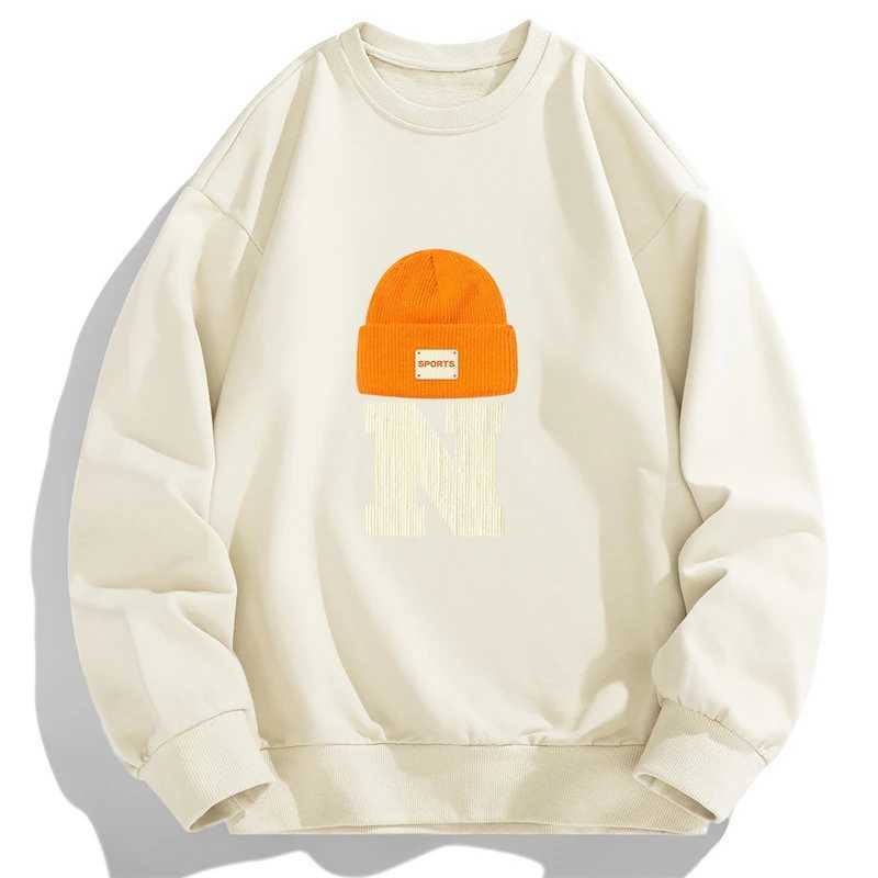 New Autumn Spring Long Sleeve T-shirts Men Hoodies Round Neck Graphic Man Pullover Print Sweatshirt Top Clothing Z250621