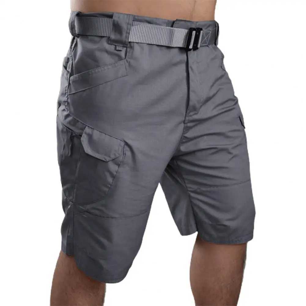 Men Classic Shorts Upgraded Waterproof Quick Dry Multi-pocket Short Pants Outdoor Hunting Fishing Military Cargo Shorts W250621