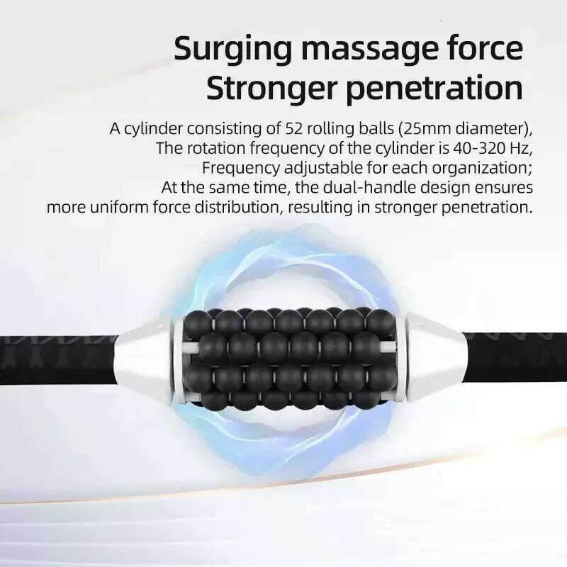 70W Electric Roller For Muscle Relaxing High Frequency Rolling Massage Rechargeable Body Shapping Slimming Hine