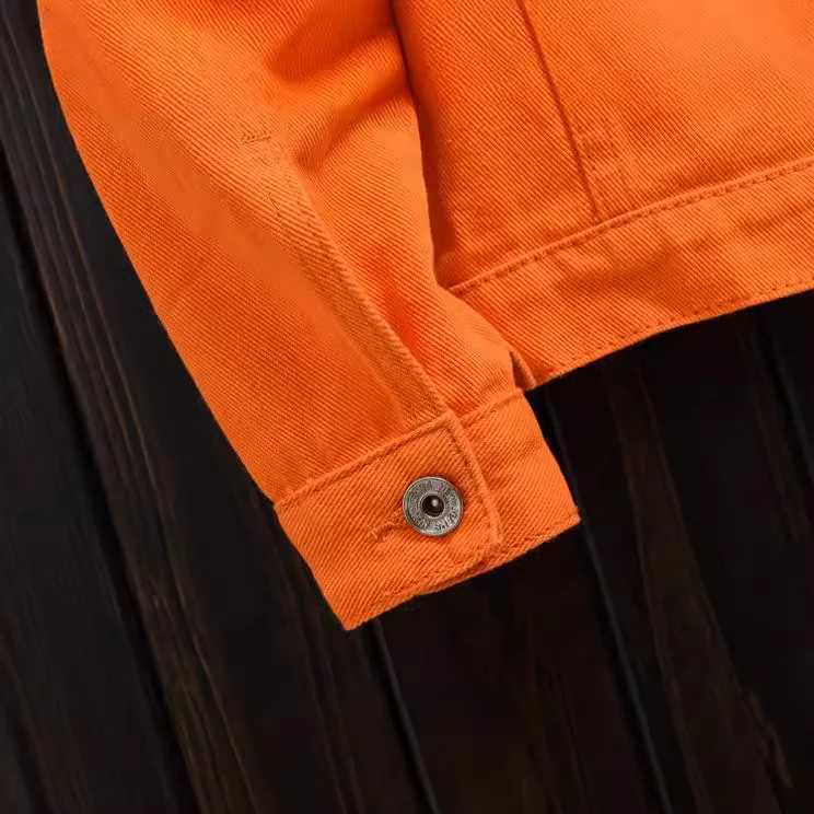 Jackets Denim Coats Men Coat Turn Down Collar Full Sleeve Casual Single Breasted Jacket Splice Button Pocket Spring 2025 XJ250621