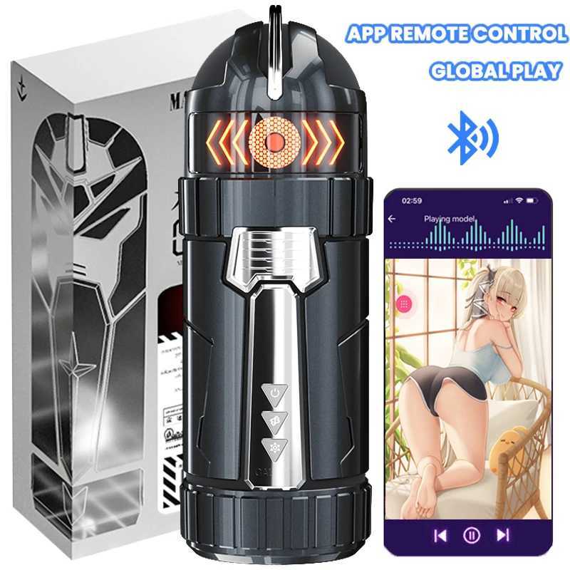 GALAKU Bluetooth Fully Automatic Oral Vagina Male Masturbator Blowjob Pussy Sex Machine APP Masturbation Cup Sex Toys for Men W250621