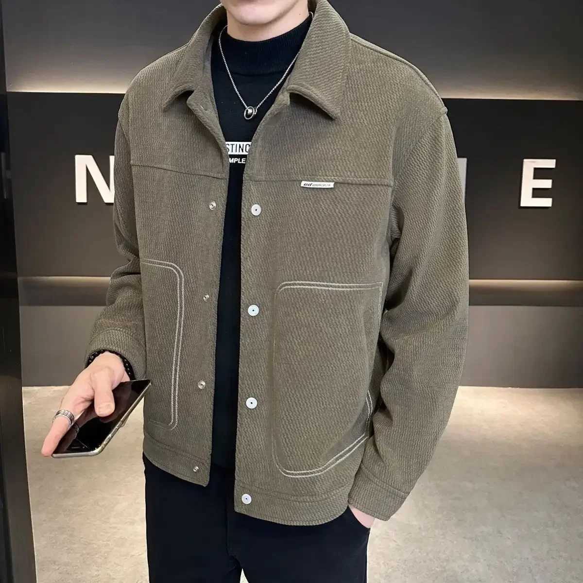 Jacket for Men High Quality Mens Coat Stylish Spring Autumn Original Brands Cheap Sale Clothing Fashion 2024 Fast Delivery Joker XJ250621