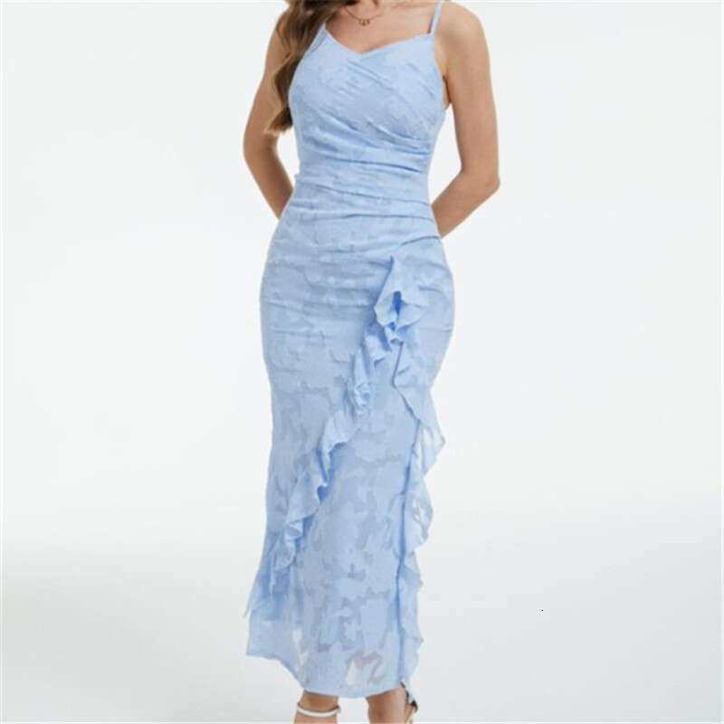 Long Dress Super Popular Stunning Sexy Long Strap Slim Fit Dress For Women Sexy Long Skirt