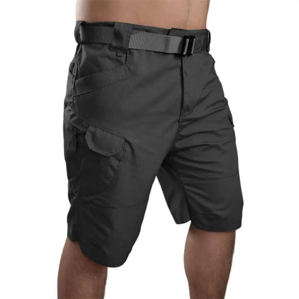 Men Classic Shorts Upgraded Waterproof Quick Dry Multi-pocket Short Pants Outdoor Hunting Fishing Military Cargo Shorts W250621