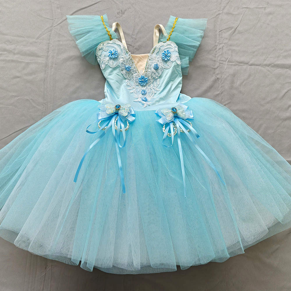 Children's ballet skirt, little girl dance costume, swan ballet costume, campus dance program, stage collective performance costume
