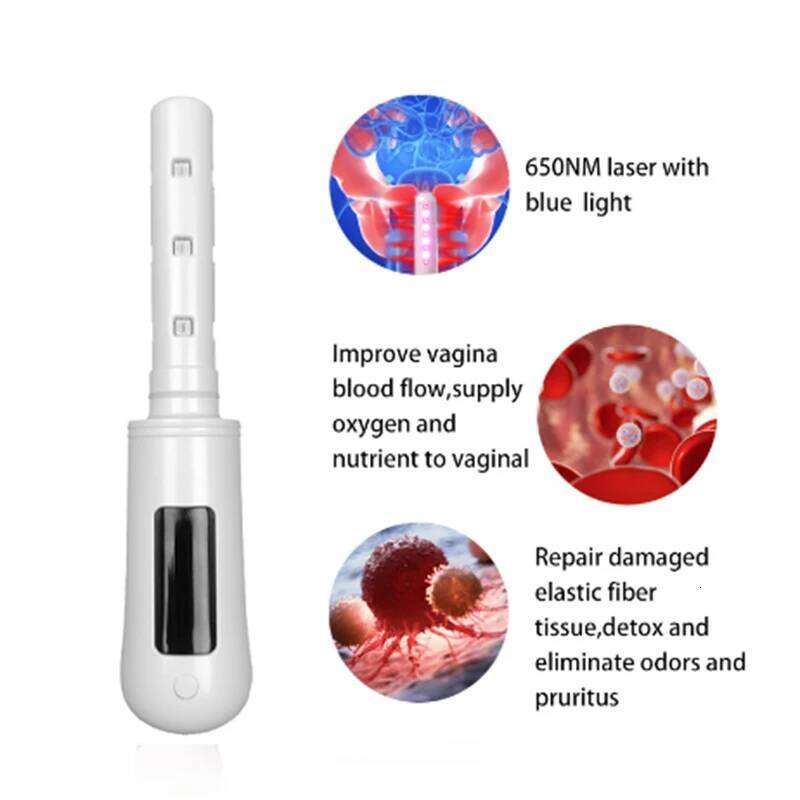Female Women Gynecological Vaginitis Treatment Red Blue Led Lamp Therapy Device Infrared Light Clean Harmful Substance
