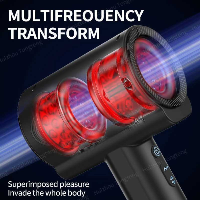 Automatic Male Masturbator Sex Toys for Men 360 Rotating Massage Male Suction Telescopic Masturbator Adult Products for Men W250621