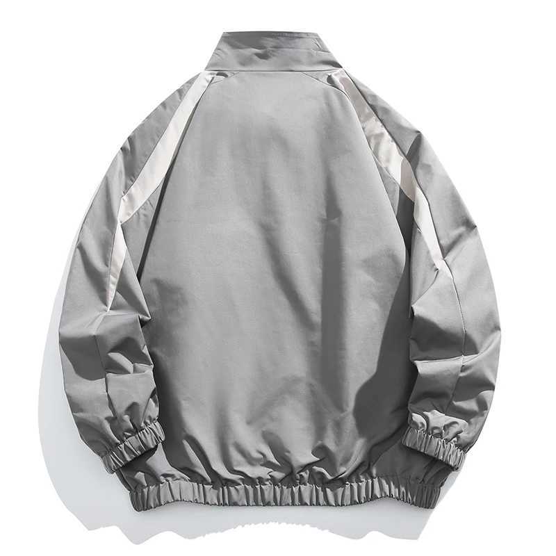 New Spring Autumn Mens Jackets S-5XL Splicing Reflection Outerwear Bomber Jacket Men Fashion Baseball JacketXJ250621