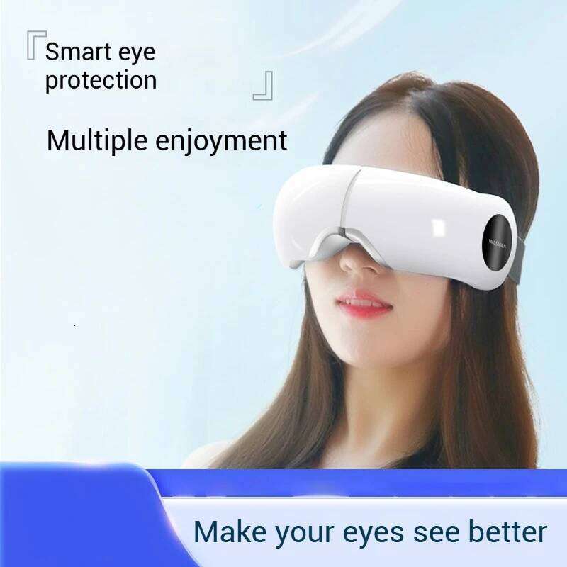 Electric Massager Hot Compress Vibration Massage Bluetooth Music Relief Stress Fatigue Relax Foldable Eye Care Smart Glasses