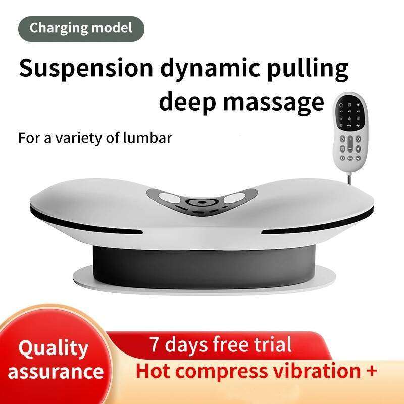 New Upgrade Air-Lip Stretch Low Frequency Thermal Vibration Waist Massage Heeling Spot Left Right Swing + Up And Down Tracti