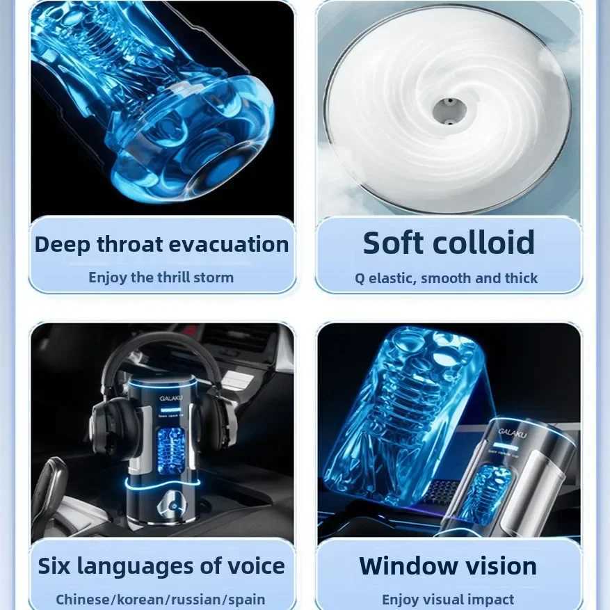 Male Electric Masturbation Machine Automatic Oral Sex Sucking App Control Penis Stimulation Masturbation Cup Adult Sex Toys W250621