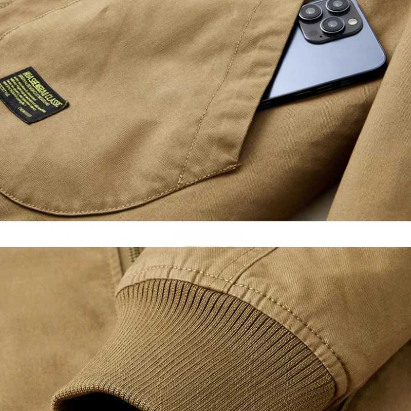 Warm Cotton Clothing Mens Lambs Wool Jacket Autumn Winter Solid Color Fleece Workwear Plus Size Outdoor Travel Lapel Coat Men XJ250621