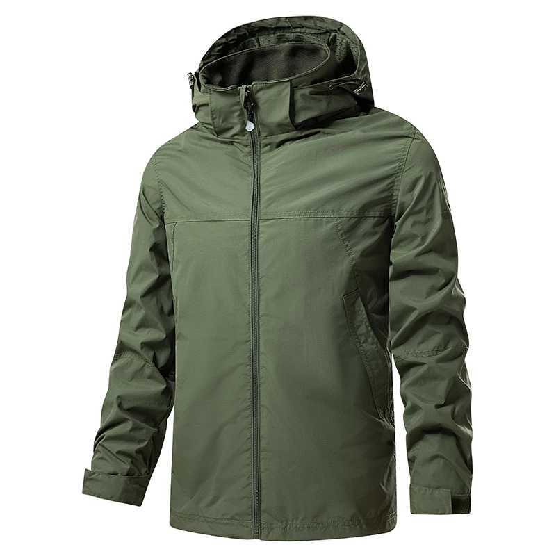 Camping Fishing Coat New Spring Plus Size Casual Lightweight Jacket Windbreaker Spring Autumn Hiking Waterproof Jackets for Men XJ250621