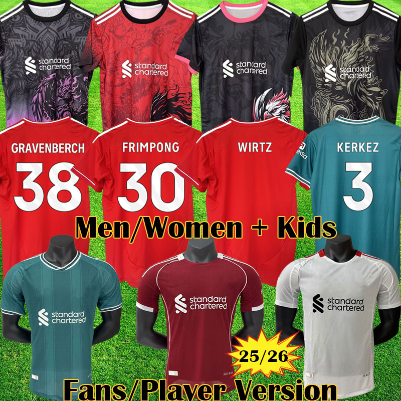 3XL 4XL 25 26 ALLISTER WIRTZ soccer jerseys FRIMPONG SZOBOSZLAI GAKPO DARWIN kits 2025 2026 Mohamed Luis DIaz Arnold football shirts men kids uniform A.BECKER Kit 999
