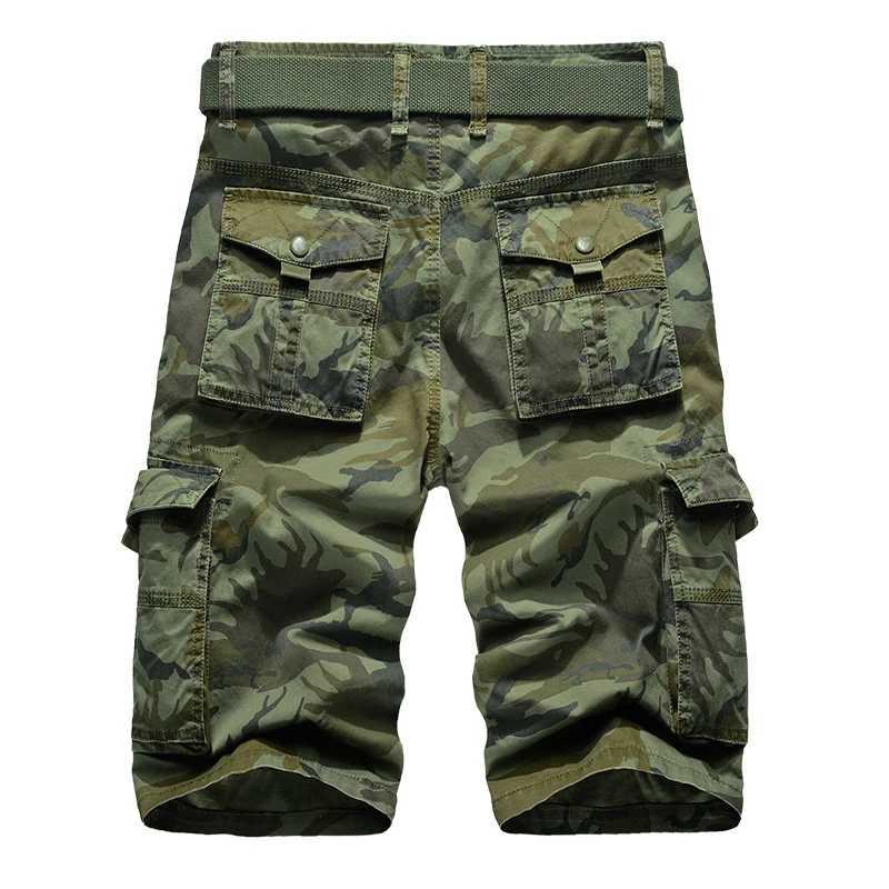 DIMUSI Summer Mens Military Cargo Shorts Mens Army Camouflage Tactical Shorts Men Cotton Loose Work Casual Shorts Plus Size 42 W250621