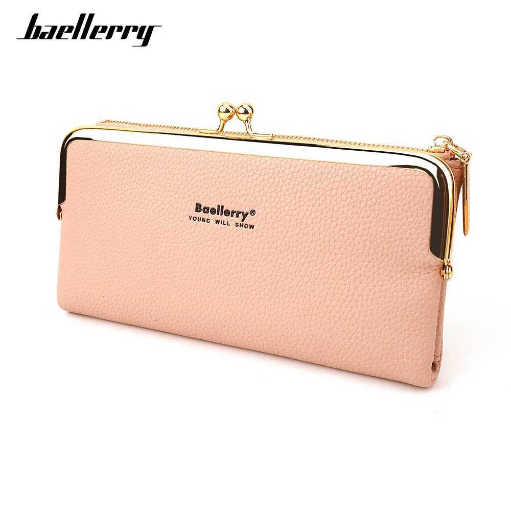 Baellery New Long Women Handbag Wallets Phone Bags High Quality Card Holders Female Purses Zipper Coin Pocket Womens Wallet Z250621