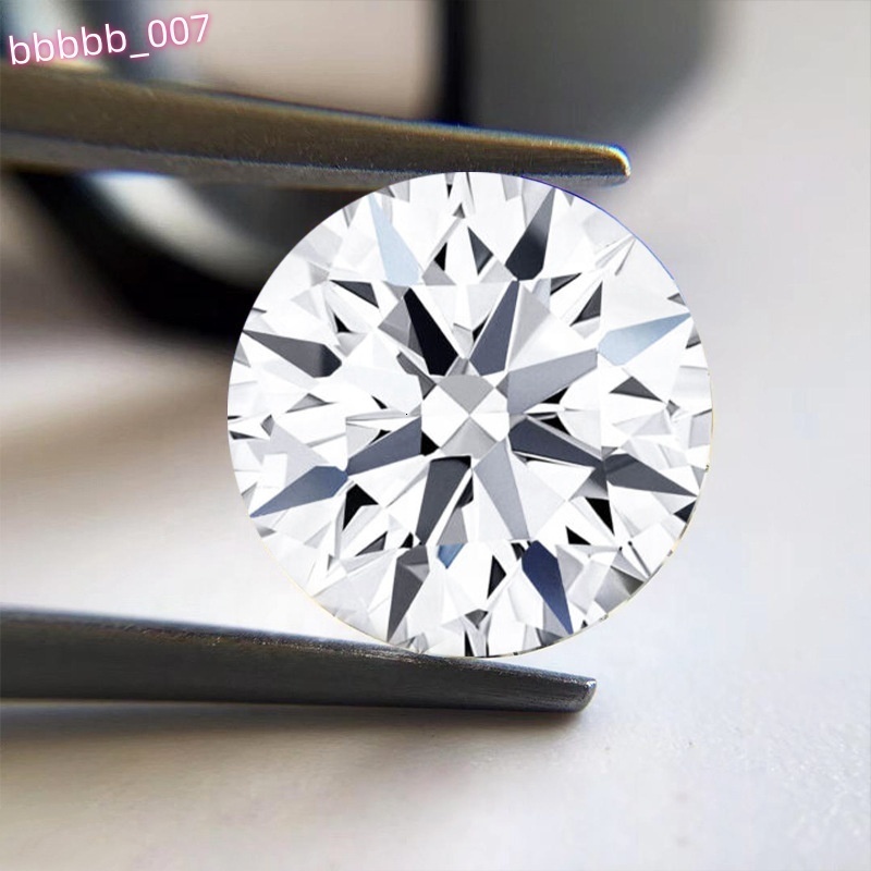 DEF White Round VVS VS SI Clarity Lab Grown Laboratory Cultivated CVD HPHT Diamond Without Certificate for Jewelry Making