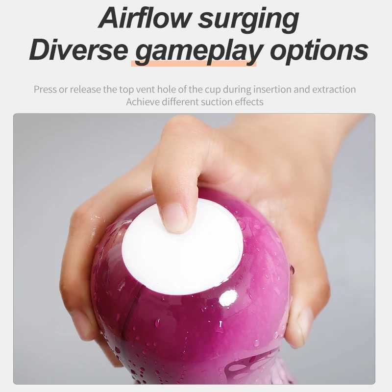 Marilyn Male Masturbator Adult Erotic Toys Silicone Masturbation Cup Penis Exerciser Male Deformable Sex Toys Blowjob Sex Shop W250621