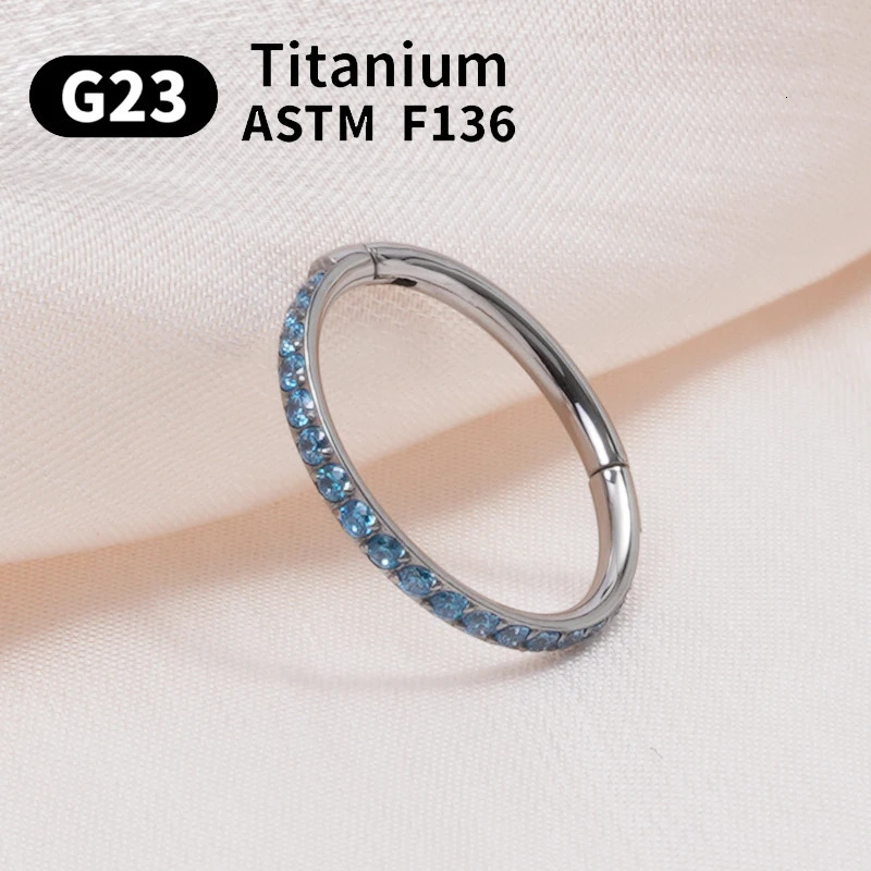 Hoop Nose Ring Earrings Pierced Women Jewelry Crystal Nasal Septum Cartilage Hinge Pitch Nose Ring Lip Fashion 250617