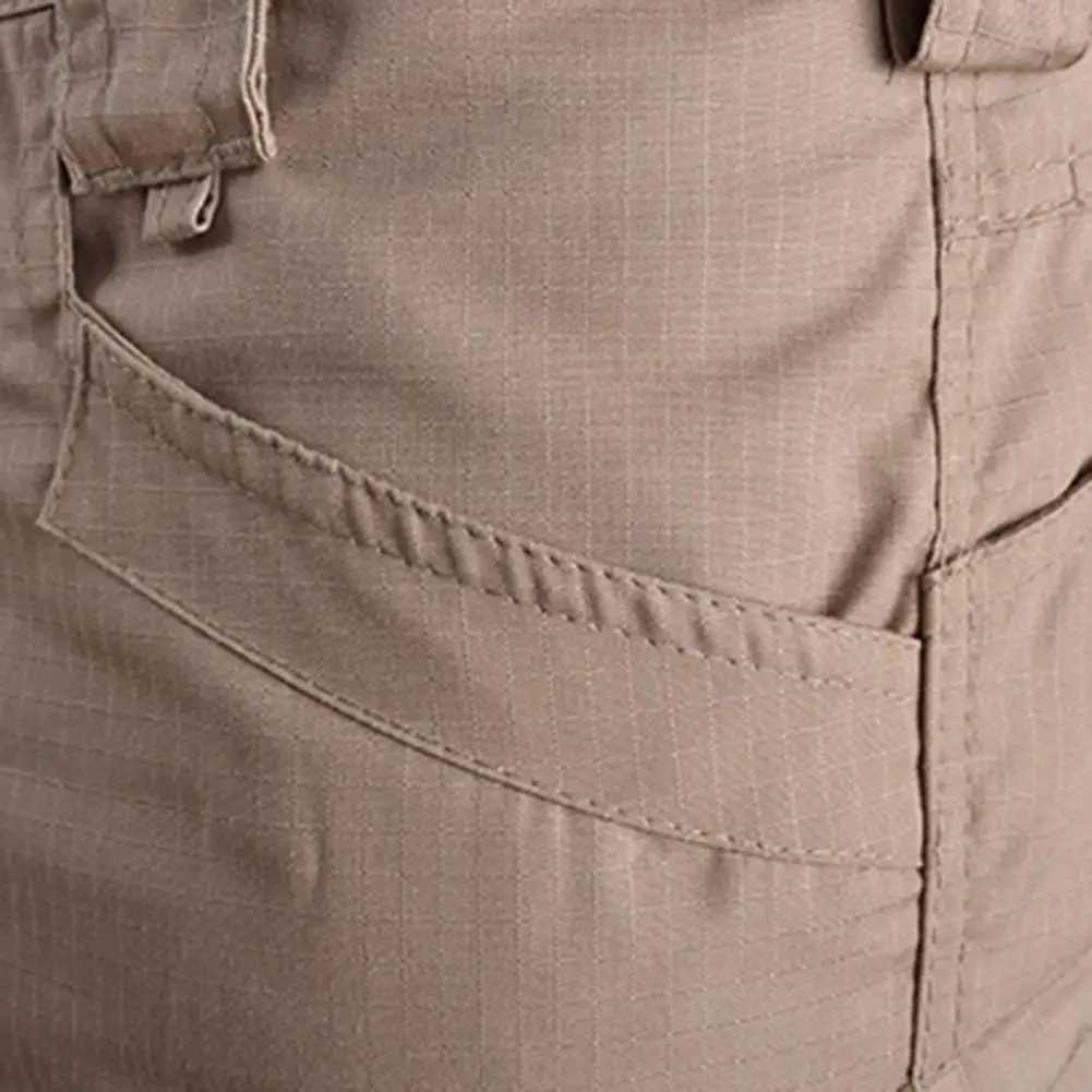 Men Classic Shorts Upgraded Waterproof Quick Dry Multi-pocket Short Pants Outdoor Hunting Fishing Military Cargo Shorts W250621