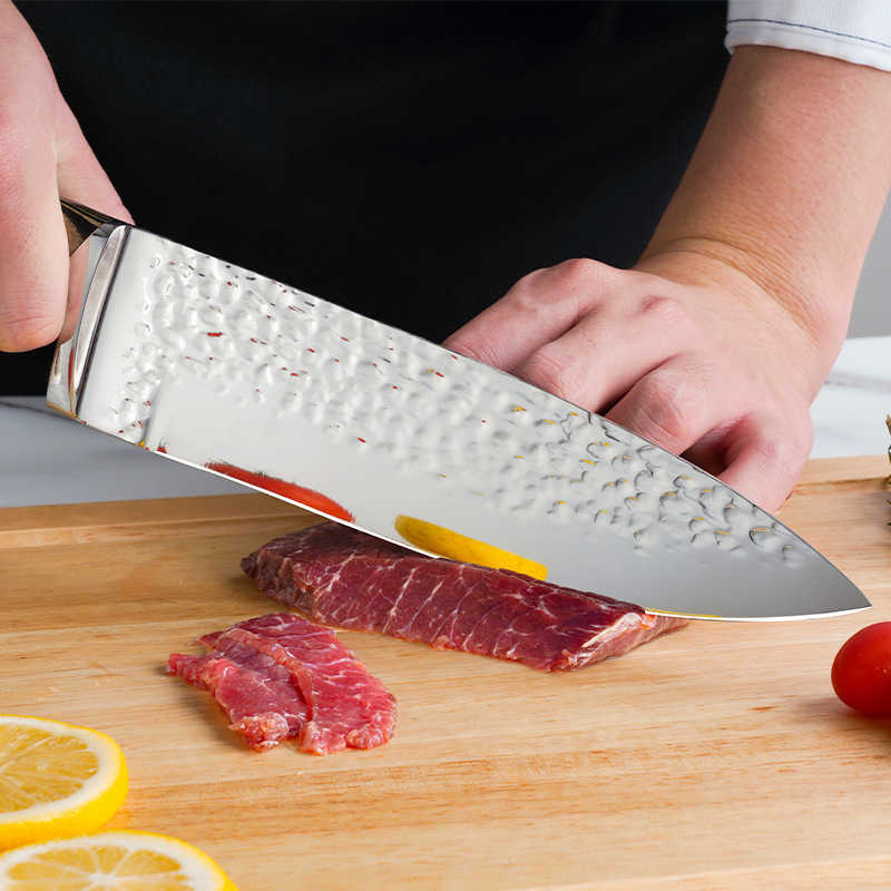 15 pieces/stainless steel kitchen knife set one-piece chefs knife vegetable fruit meat chopped bread steak knife Saints Day X241102