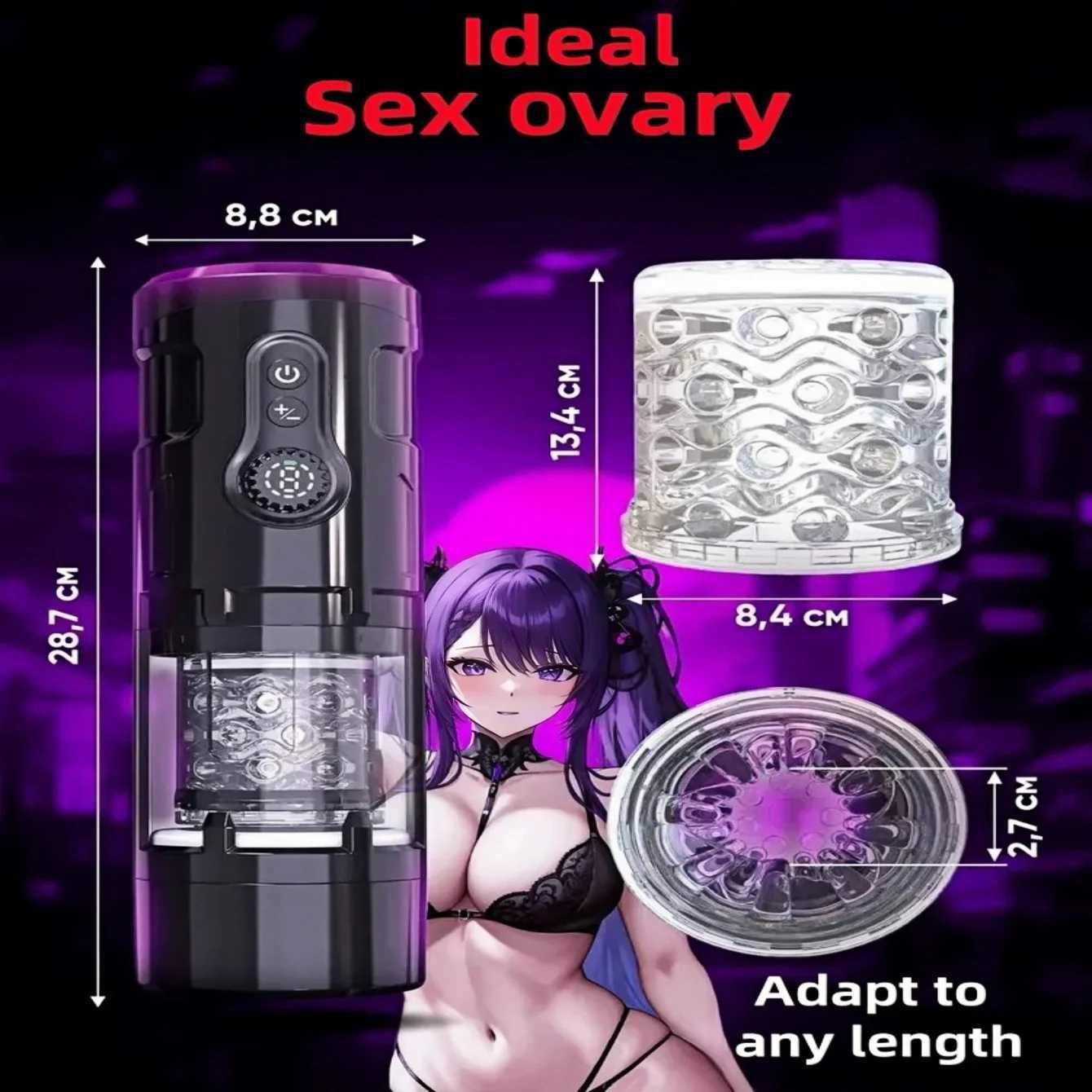 Automatic Sucking Masturbator Male Masturbator 0 vibration and suction modes Oral Sex Adult sex toy 3D Textured pocket cat W250621