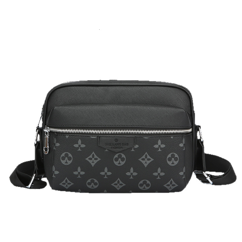 Free Shipping Designer Bag, Men's Crossbody Bag, Fashionable Leather Business Briefcase, Casual Commuting Luxury Bag, Crossbody Bag, Men's W