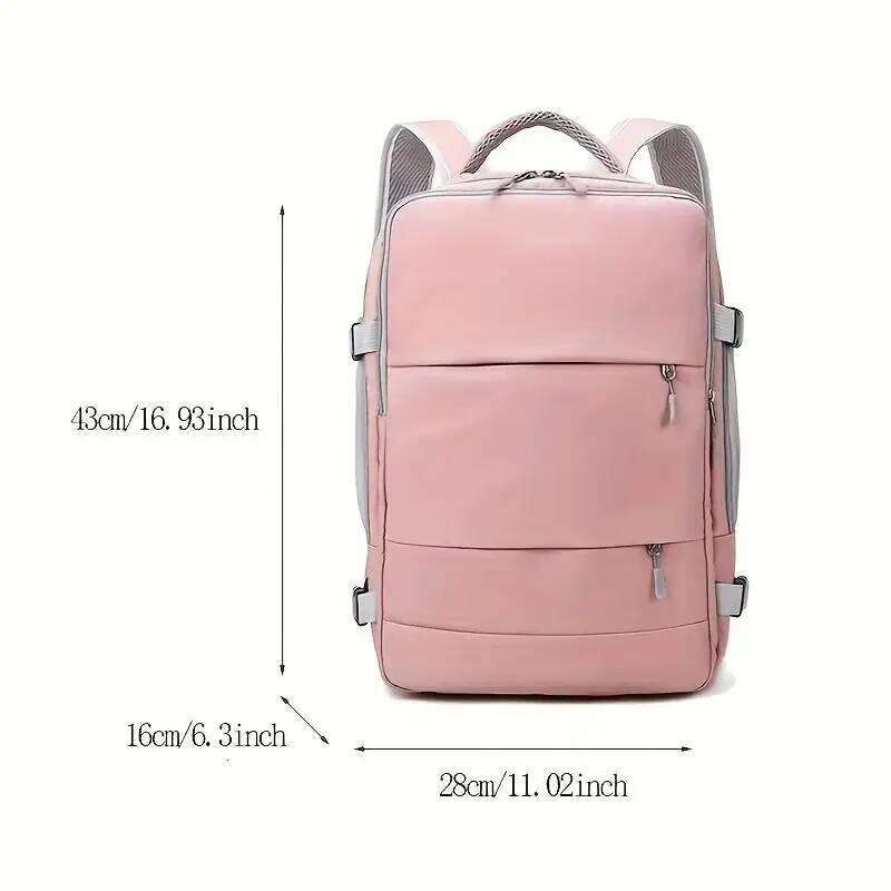 Large Capacity Women's Bag Journey Multifunction Waterproof With Shoe Storage Multilayer Travel Backpack