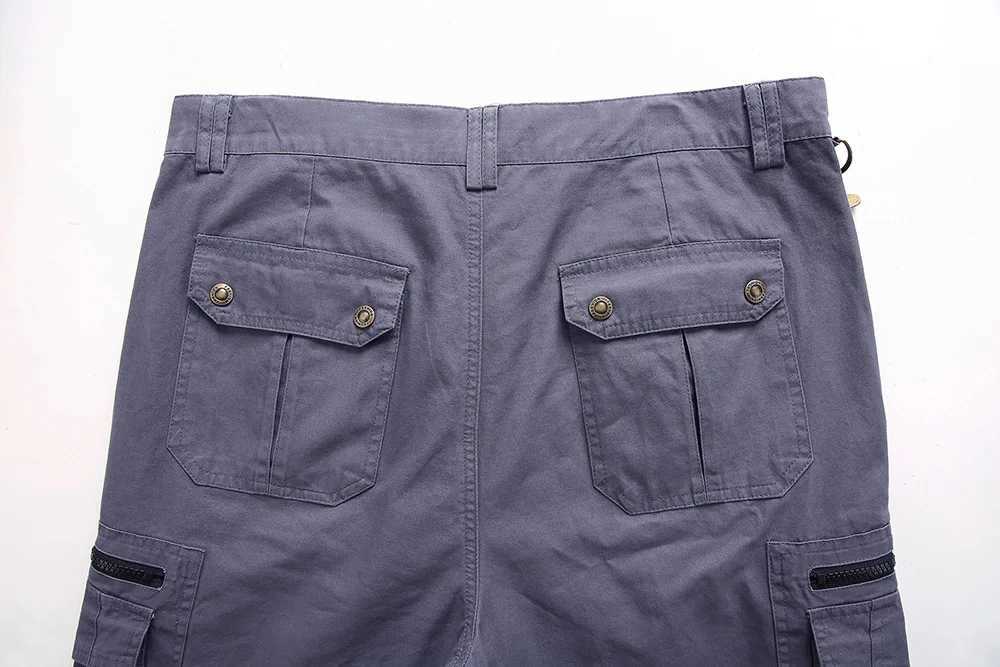 Military Cargo Shorts Men Summer Tactical Joggers Shorts Multi Pockets Streetwear Relaxed Fit Straight Shorts Plus Size 5XL W250621